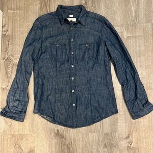 loft softened chambray shirt